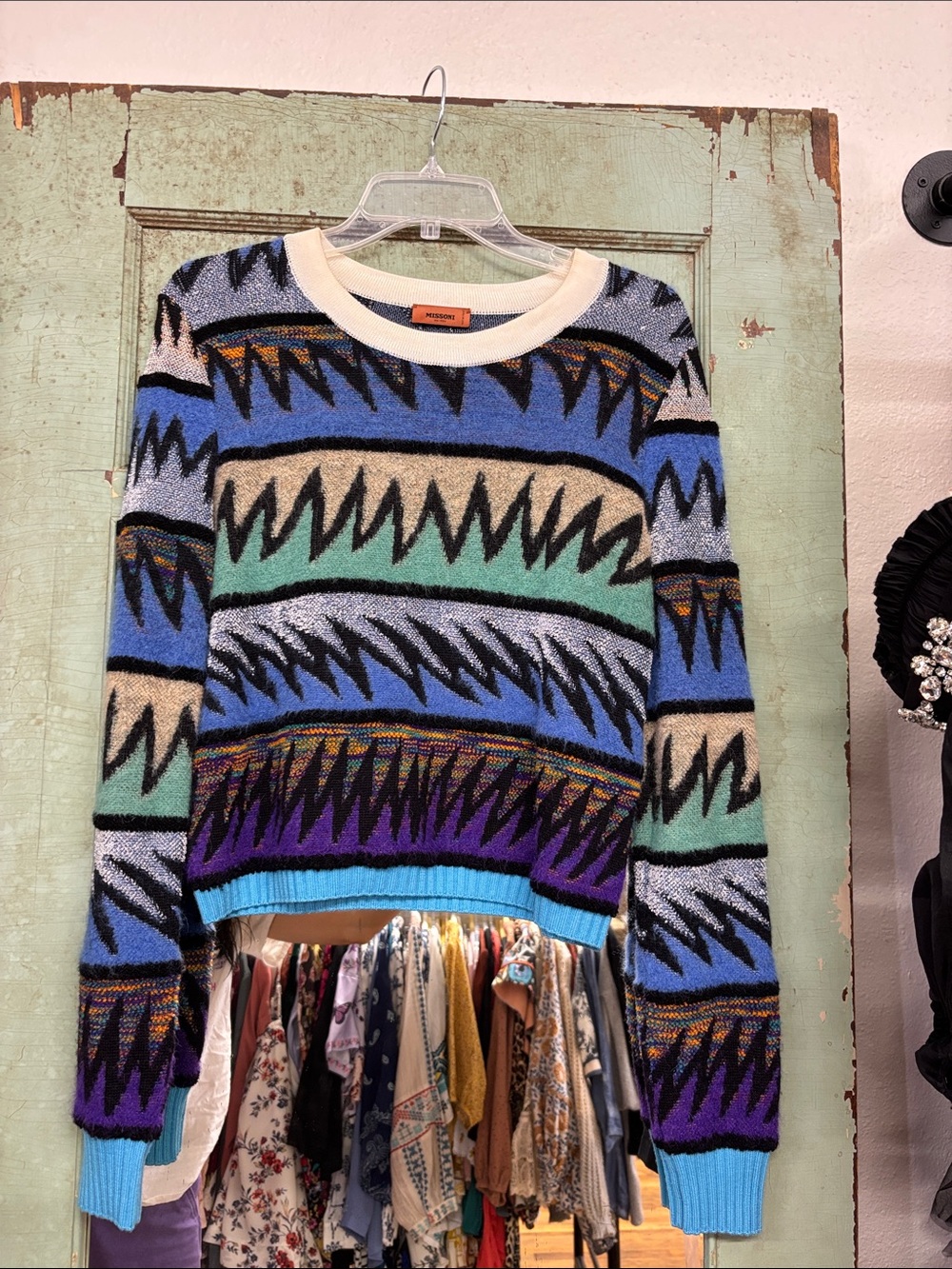 Missoni Zigzag Knit Sweater size M - Picture 2 of 9